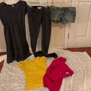 Pre-owned Mixed Lot Early to Mid 2000s- Old Navy Dress, Shorts - Xsmall Sizes
